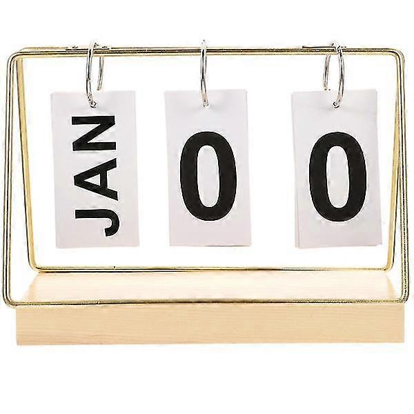 Wooden Countdown Calendar Decorative Desk Calendar Day Countdown Calendar Adornment