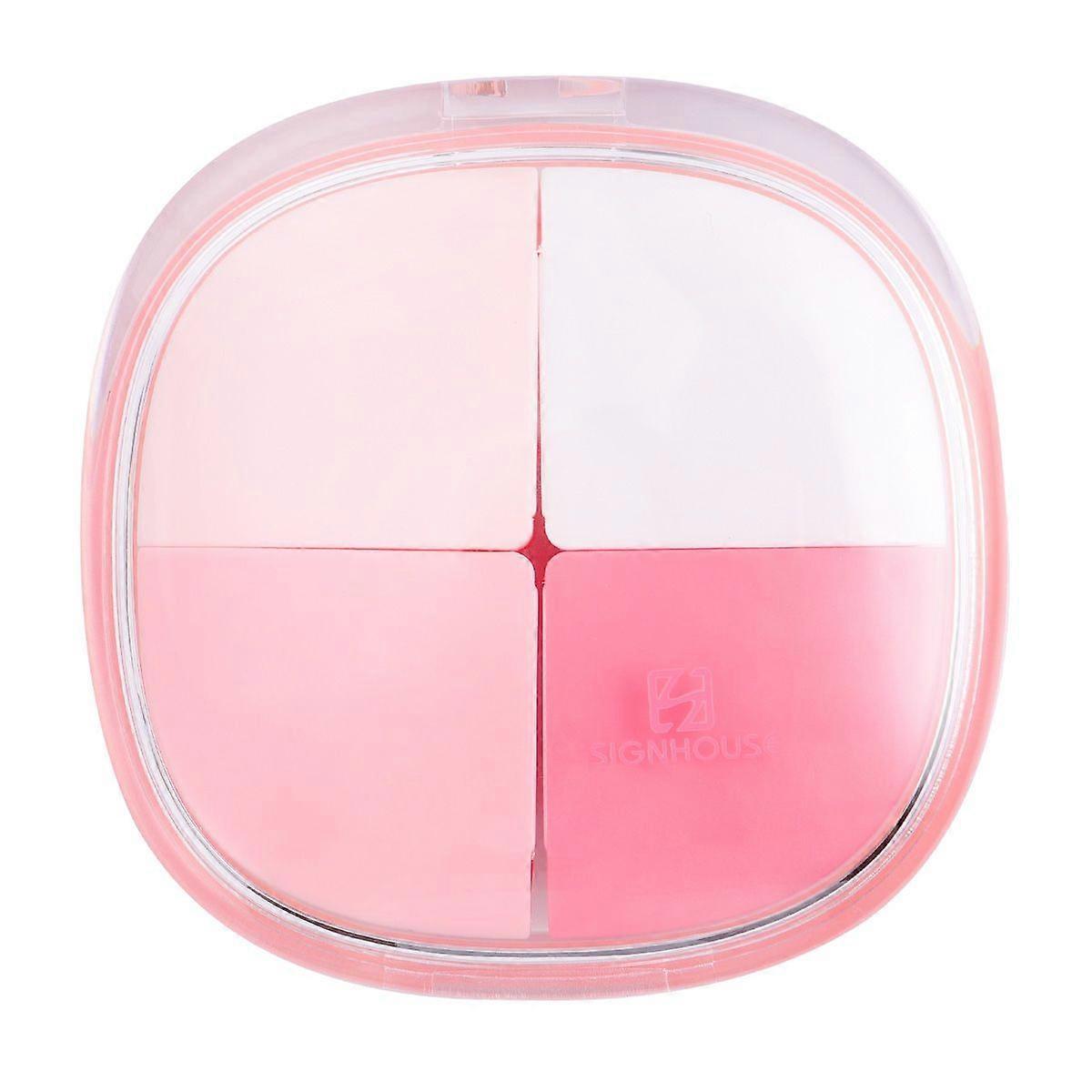 Portable Plastic Pill Box Mini Sealed Pill Case Creative 4 Compartment Pill Box