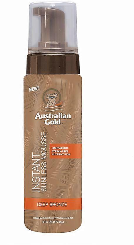 Sunless Instant Mousse Australian Gold Deep Bronze Color 177 ml