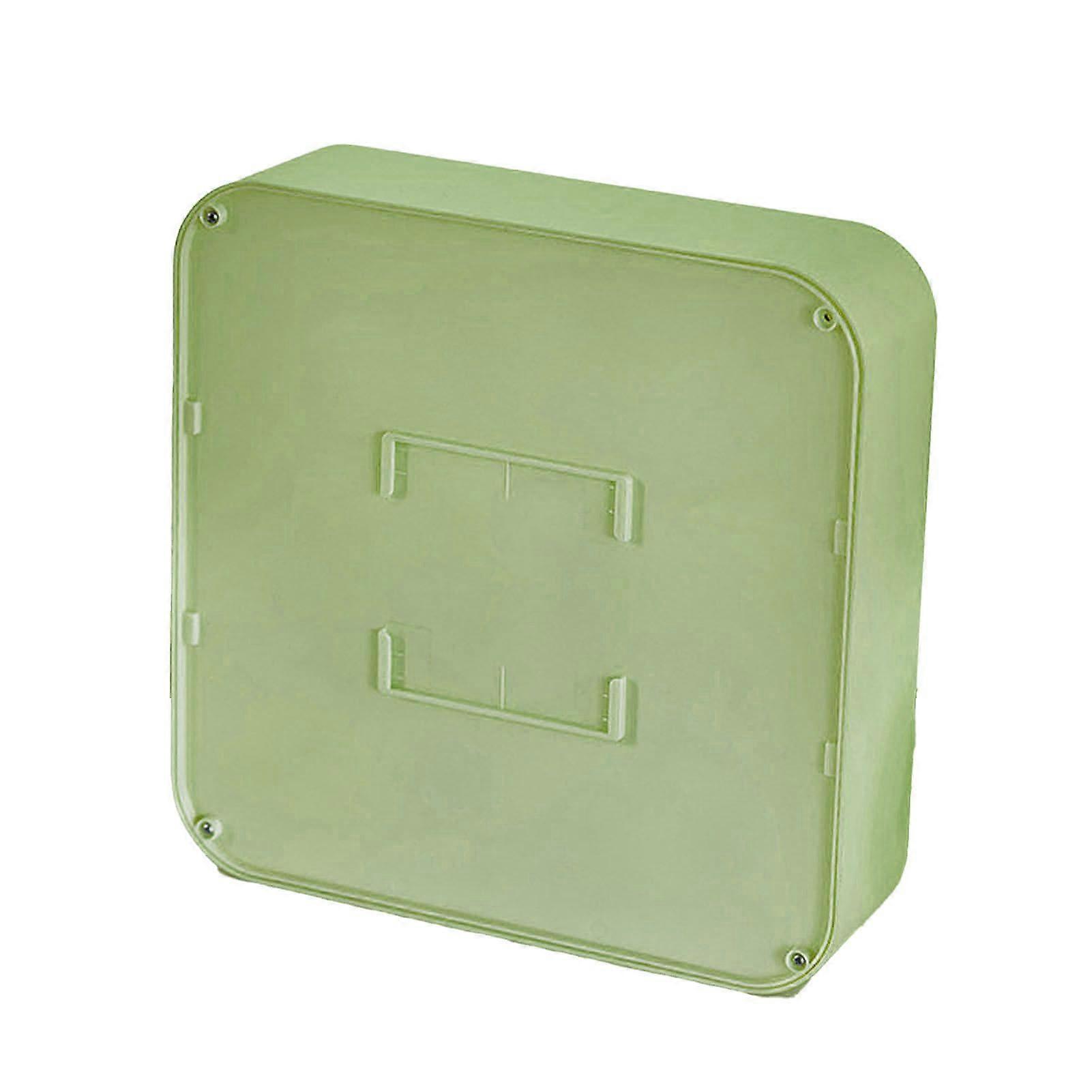 Wall Mounted Doll Display Stand Multipurpose Large Capacity Transparent Action Figures Display Stand Green