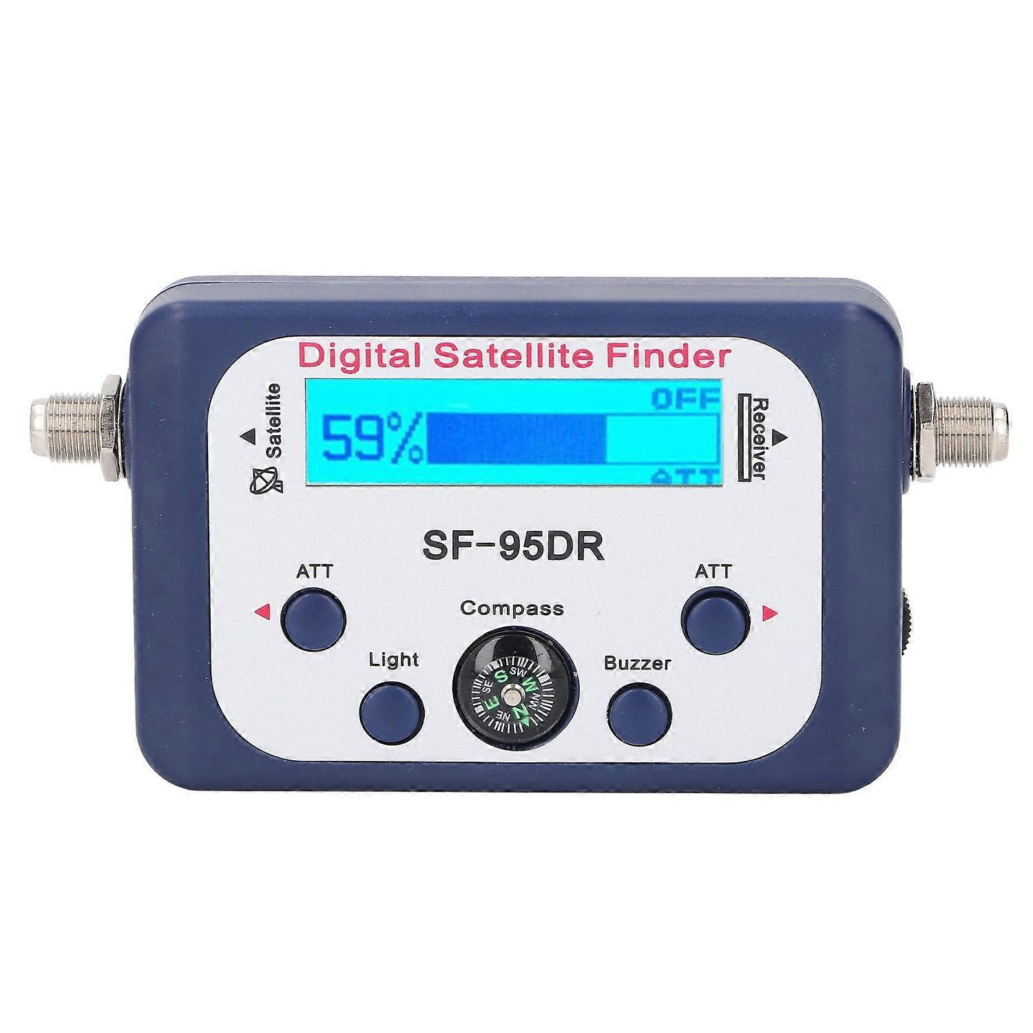 数字卫星信号查找器 950-2150MHz LCD 显示屏背光便携式卫星查找器