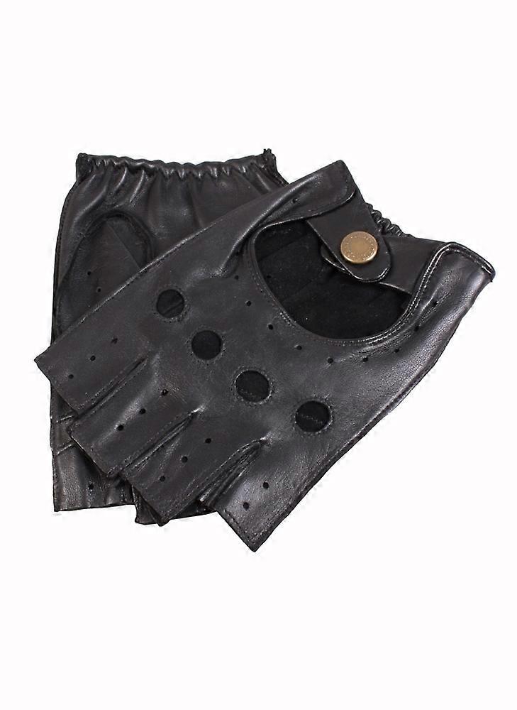 Dents Snetterton Mens Fingerless Leather Driving Gloves