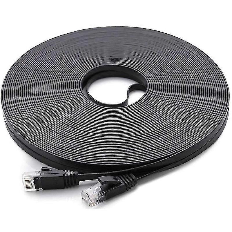 30m Flat Ethernet Cable Rj45 Lan Cable Network Ethernet Jumper Cat 6 Network Cable For Computer Rou