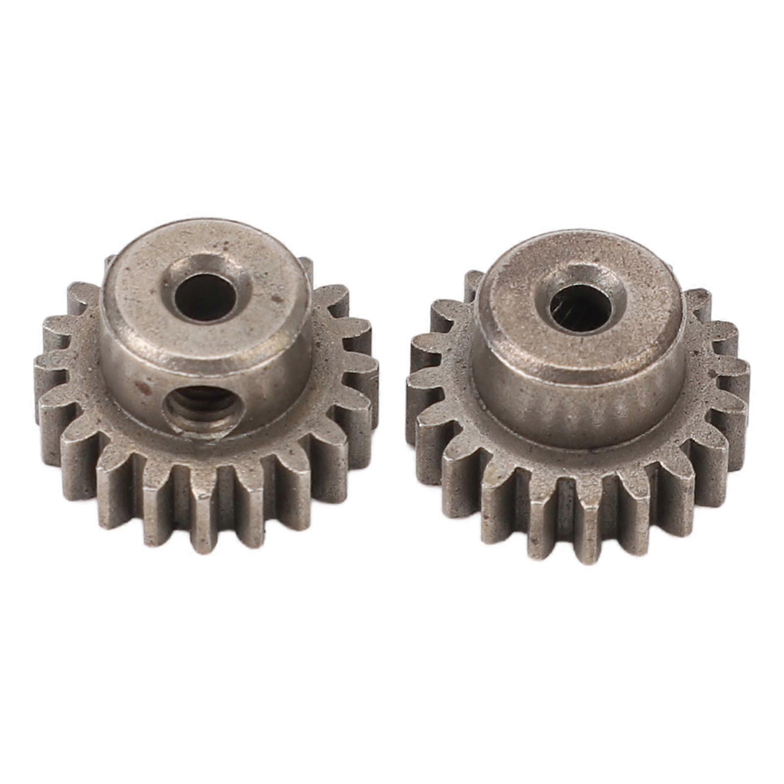 Stahl Ritzel Getriebe Set für RC Car, 2St M0.6 20T Motor Zahnräder 1/12 1/16