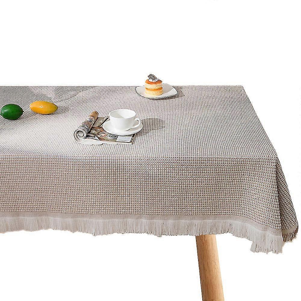 Rectangular Coffee Table Tassel L Tablecloth, Cotton Linen Tablecloth,camping Table Cloth