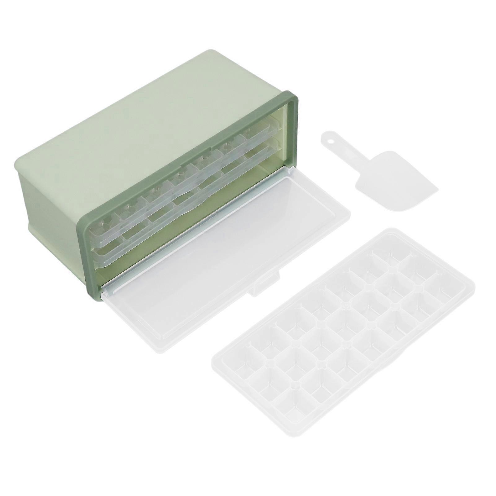 Food grade plastic multi-layer ice cube molds for home use