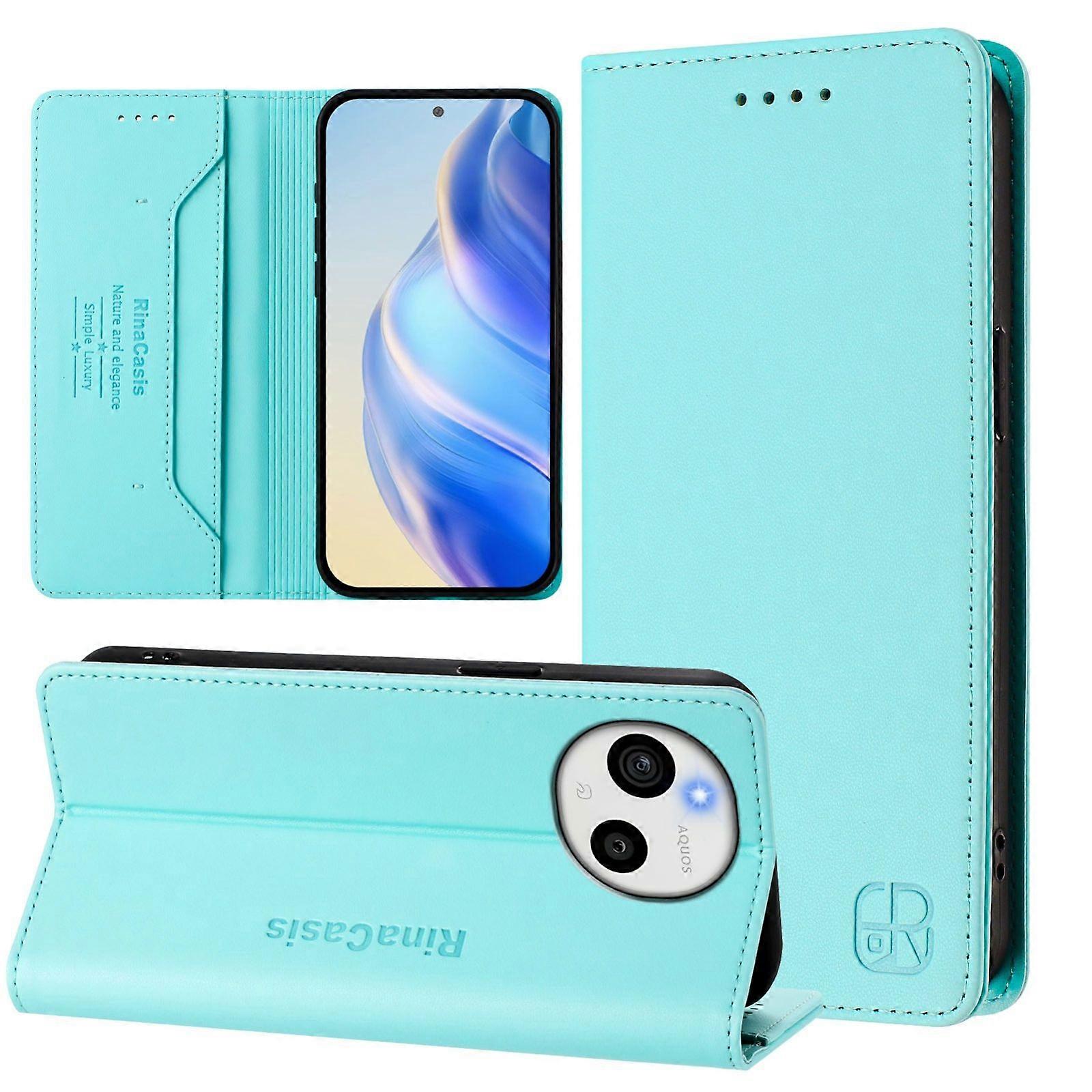 Magnetic Leather Case For Sharp Aquos Sense9 Plus