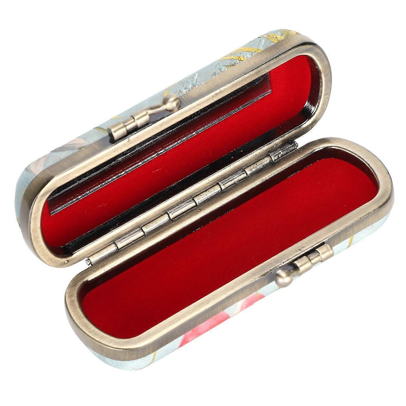 Vintage Embroidered Lipstick Case