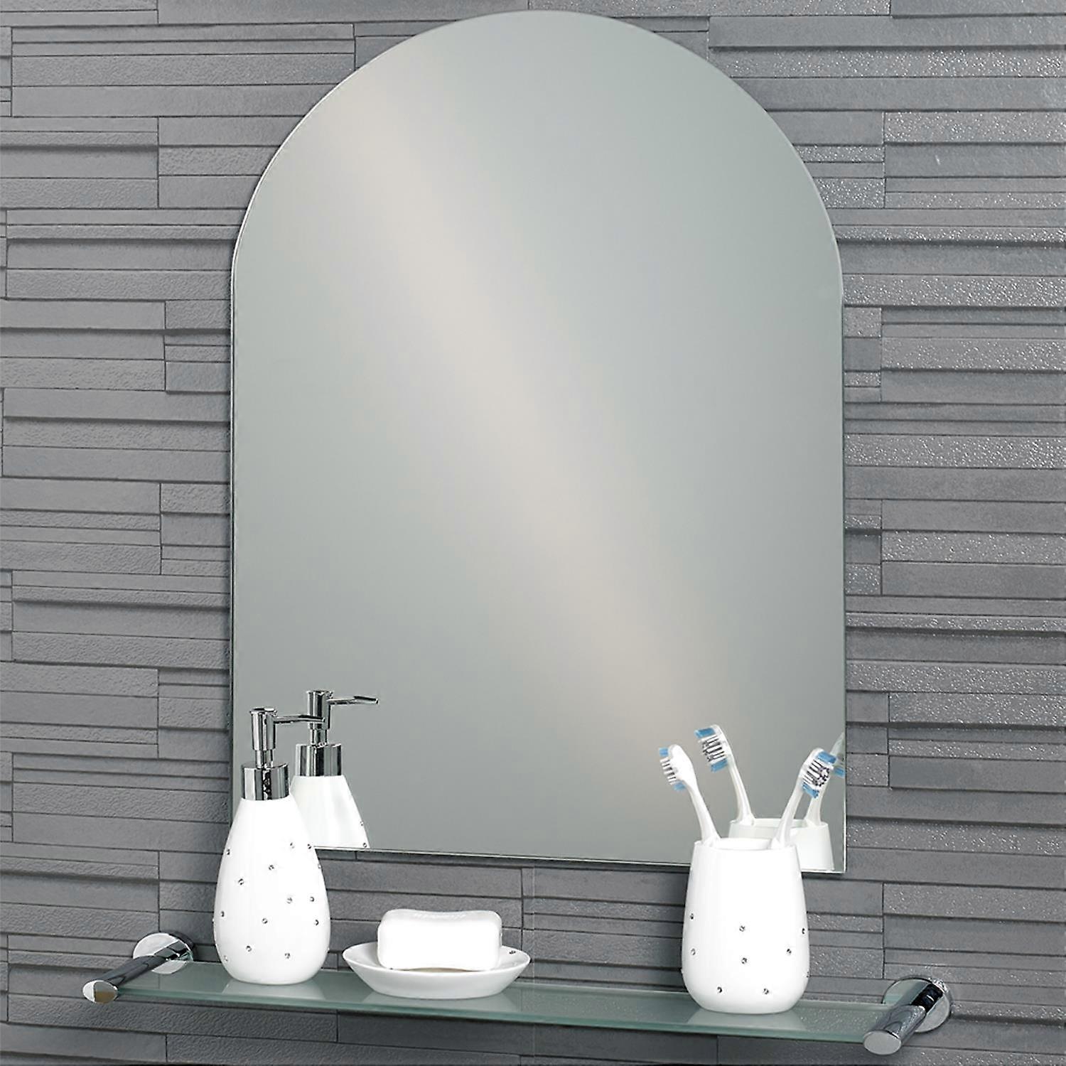 Hampton Small Arched Bathroom Mirror