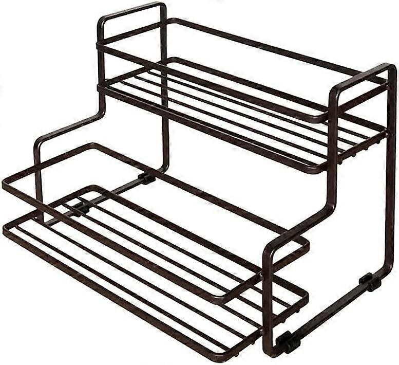 Practical spice rack, 2 layers, perfect for home storage