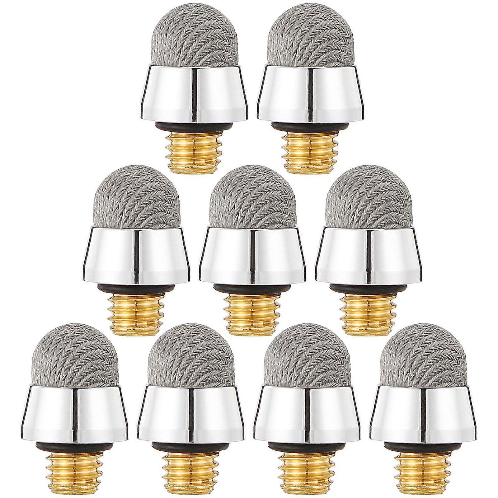 10Pcs M5 External Thread 6.4mm Electroplated Capacitive Pen Replacement Tips