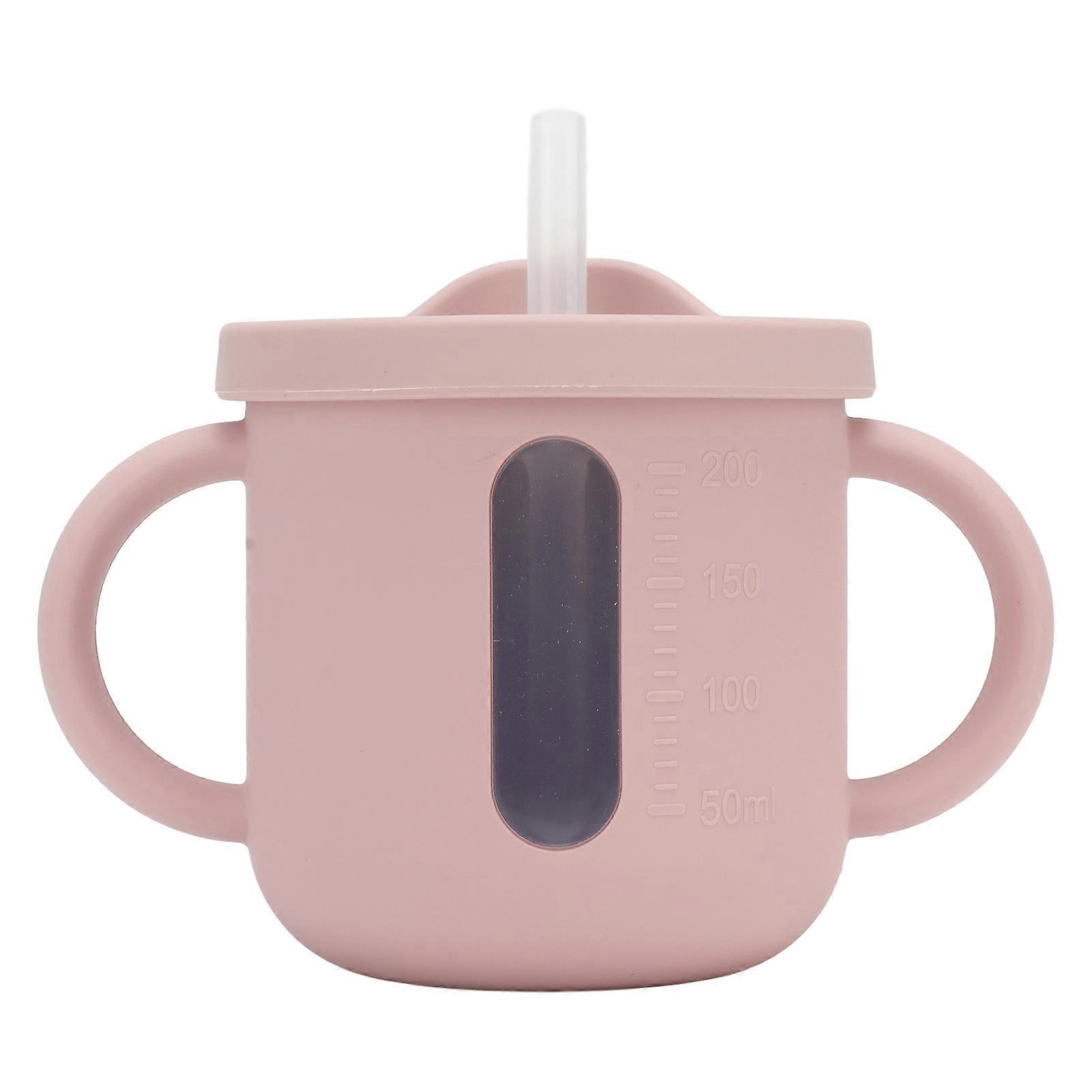 Silicone Sippy Cups Double Handles Toddler Training Cup