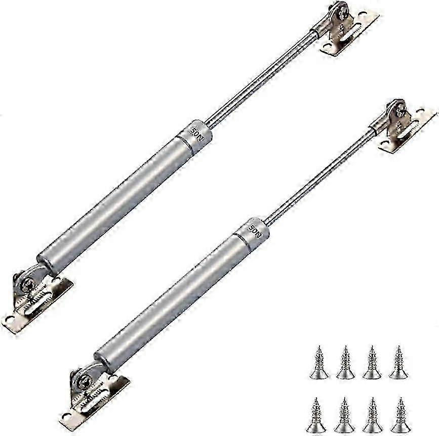 50N/10Ib/5kg Gas Strut,10 Inch Length Gas Spring, Safety Lift Support, Gas Shocks,Gas Struts Soft Open Lid Hinge for Toy Box, Hinge Close Lid Support