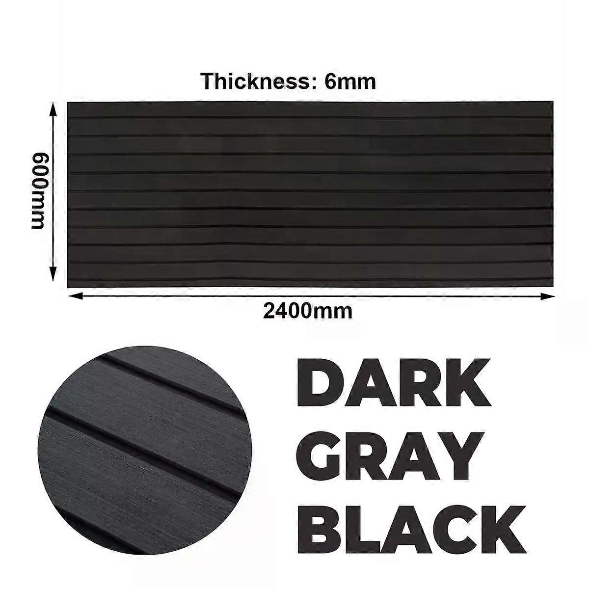 2400x600x6 מ"מ 5mm ריצוף סירות קצף EVA כרית גיליון דק טיק מלאכותי לסירה יאכטה ימית שטיחון סיפון קרוואנים