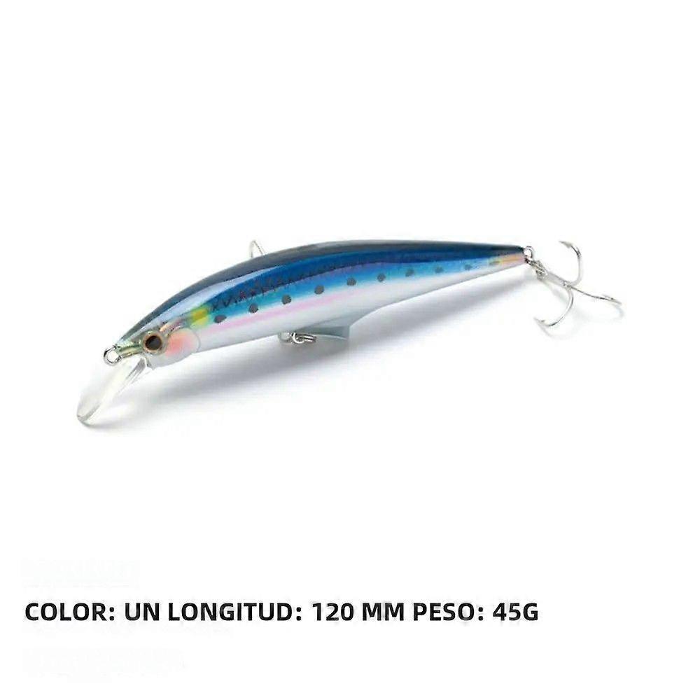 1Pc Minnow Fishing Lure 120mm 45g Sinking Hard Bait Jumping Lure For Carp And Bass Fishing Tools SwimBait
