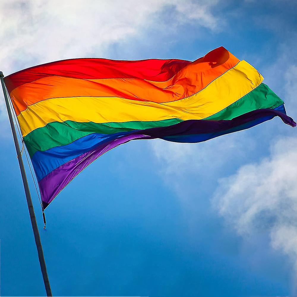 Regenbogenfahne Gay Pride – 3x5 Ft (90x150 Cm) Oder 10 Kleine Handfahnen, Aus Polyester, Mit Metallösen