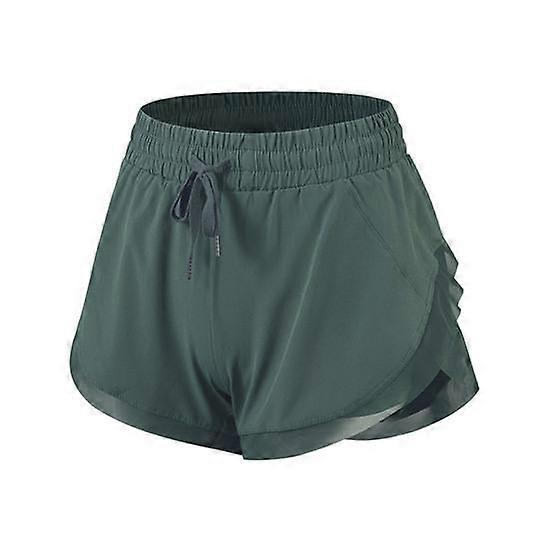 Running Shorts Elastic Waist Loose Above Knee Stretchy Waist Sweatpants Female Clothes