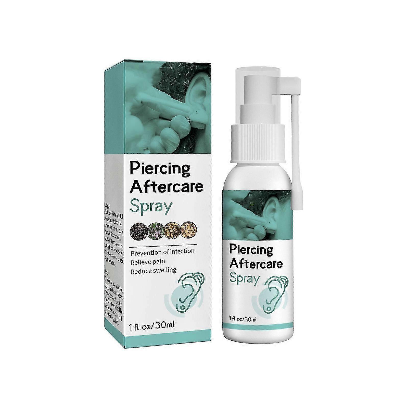 1/2/3PCS Piercing Aftercare Spray Solution to Shrink Piercing Bumps, Suitable for Ears, Nose, Tongue, Soothing Mist