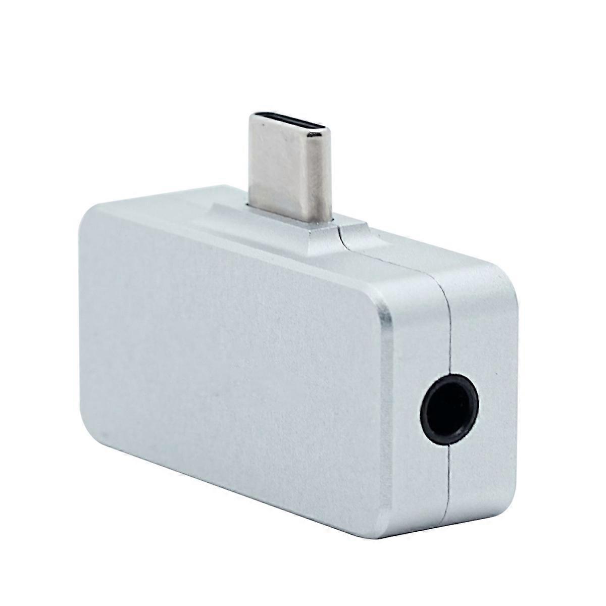 High Performance Decoding Portable Multifunction Adapter Type-C to 3.5mm and 4.4mm Female HiFi Adapter