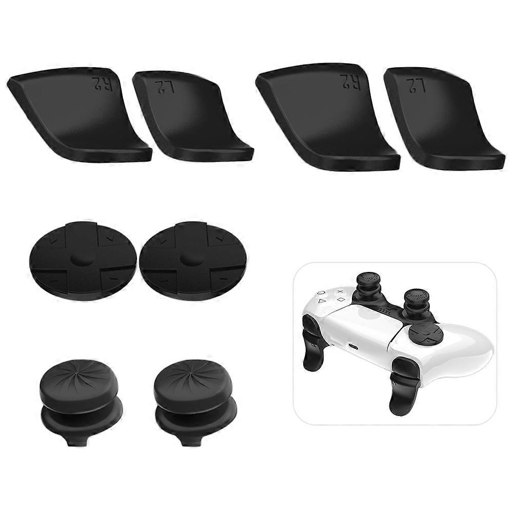 For Playstation 5 PS5 Controller Thumb Grips Sticks Joystick+L2 R2 Trigger Extender+D-pad Button