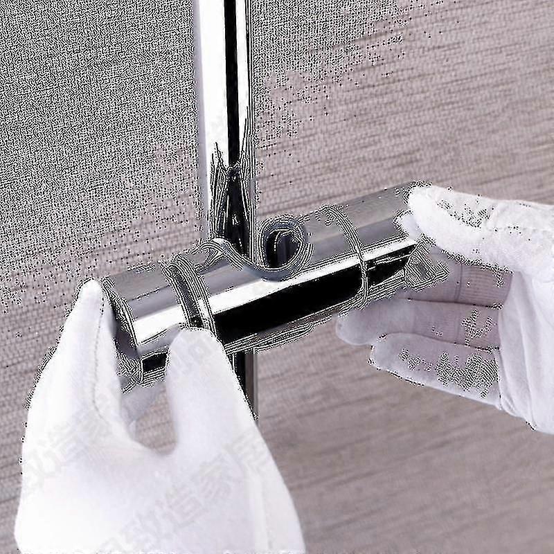 High-quality Replaceable Hand Shower Holder, Shower Head Holder, Chrome Abs (silver)-dwdz