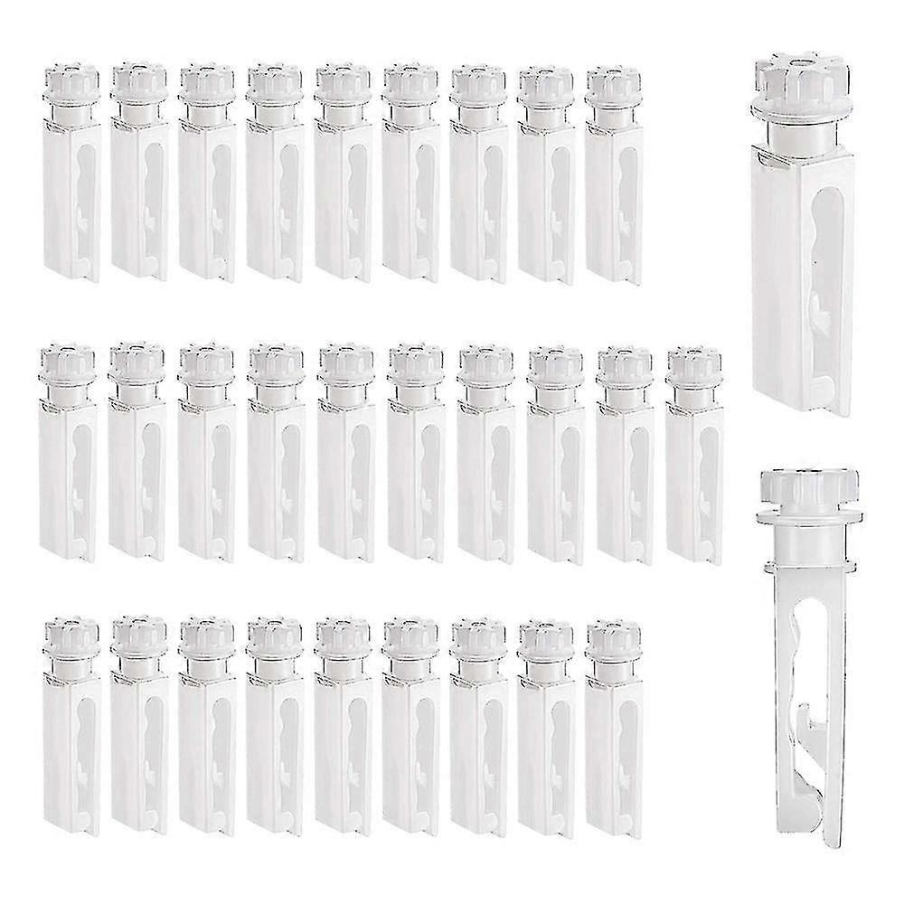 30pcs Vertical Blind Stem Replacement White Stems for Vertical Window Blind Vertical Blind Carrier