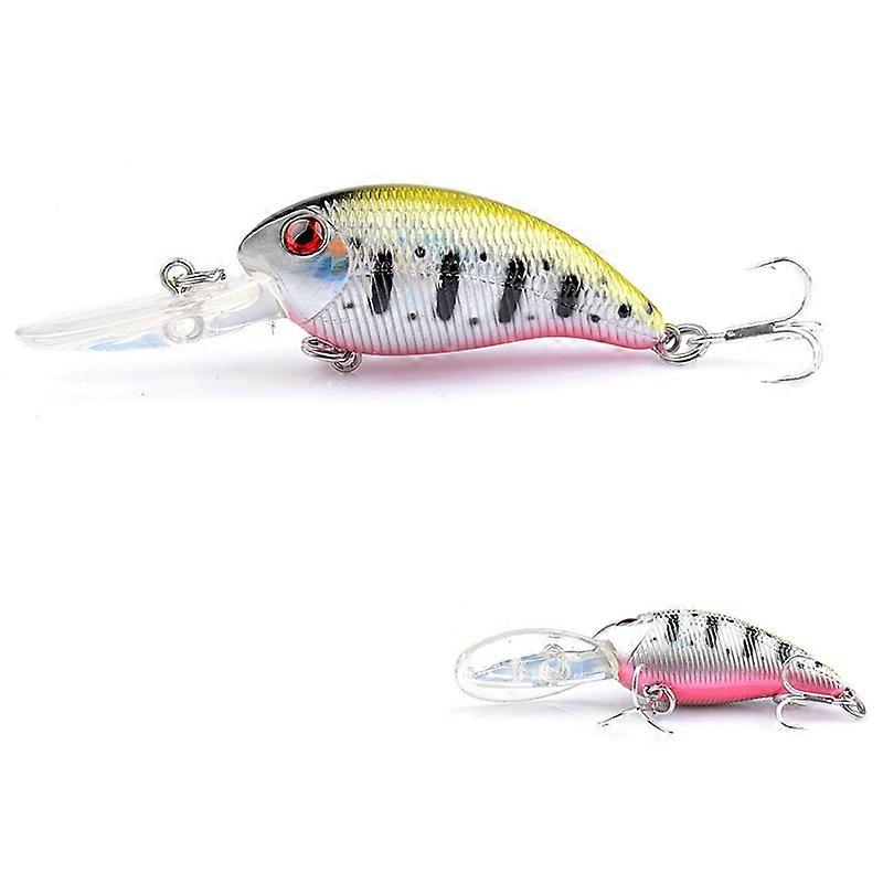 G22D 8cm 8g Long Tongue Plate Artificial Crankbait Floating Lure Plastic Fishing Bait with Hook