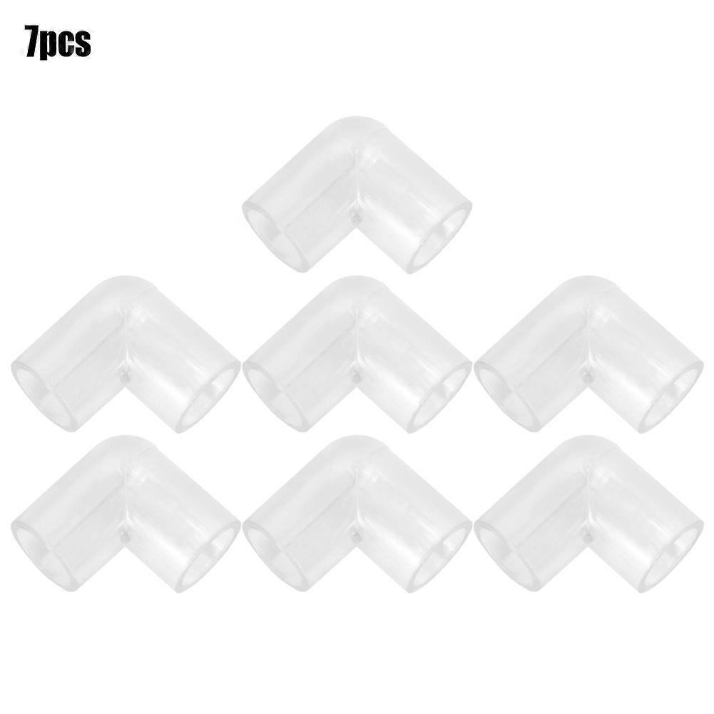 Transparent Acrylic Joint Aquarium Fish Tank Filter Water Pipe Connector Elbow Direct Tubes