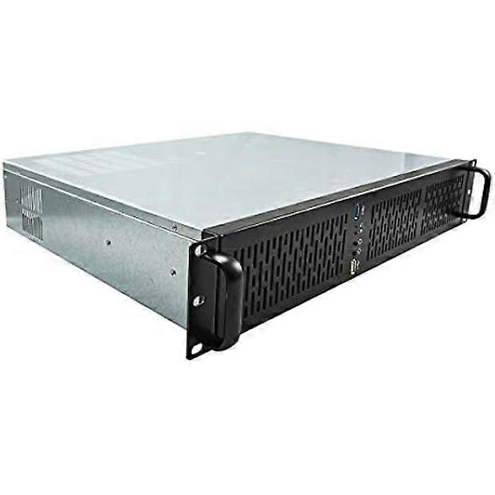 Rack Case 2129 19" 2U – Silver/Black - 1 x USB 3.0 + 1 x USB 2.0