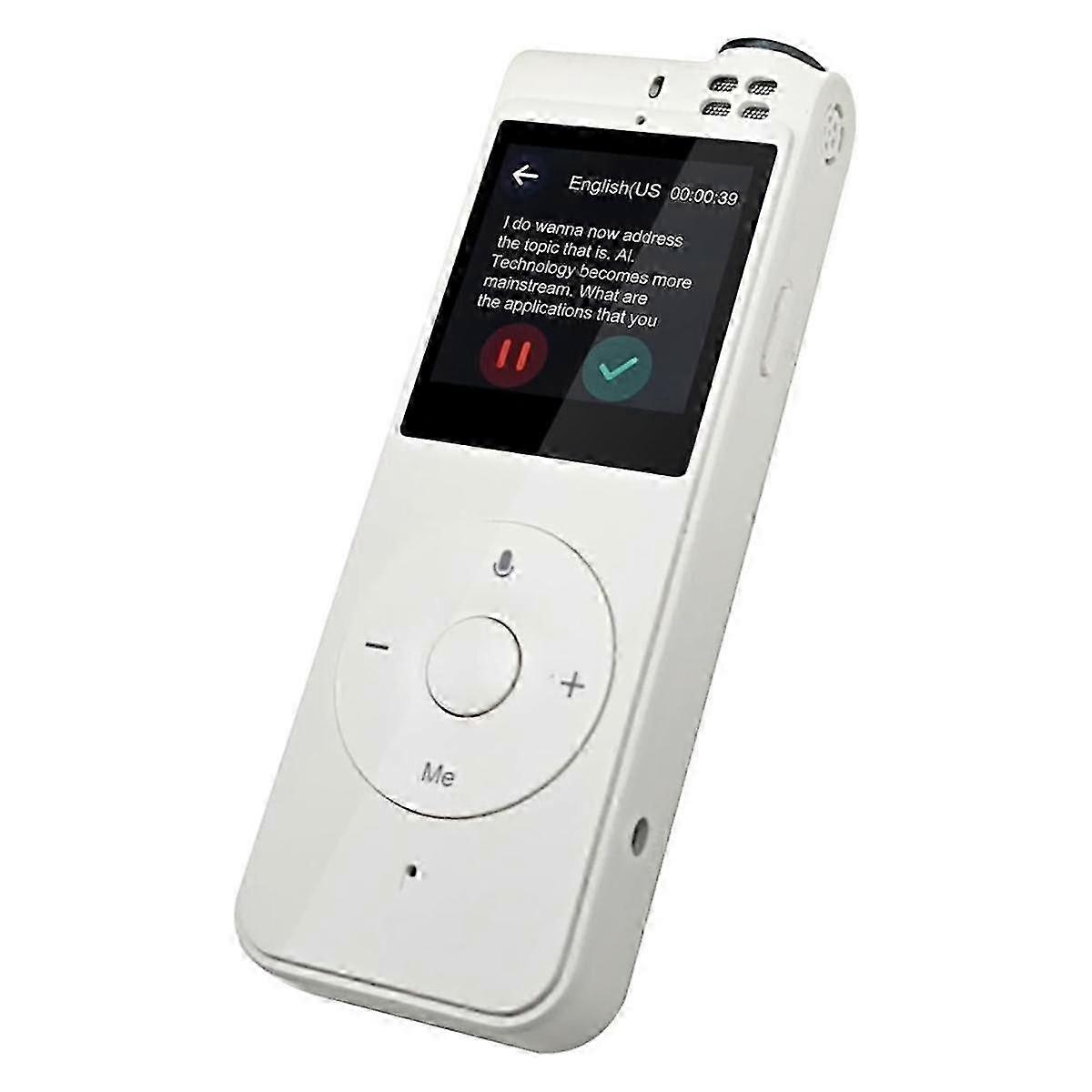 Digital Voice Recorder, Speech to Text and Instant Translation, Suitable for Meetings, Classrooms and Interviews js