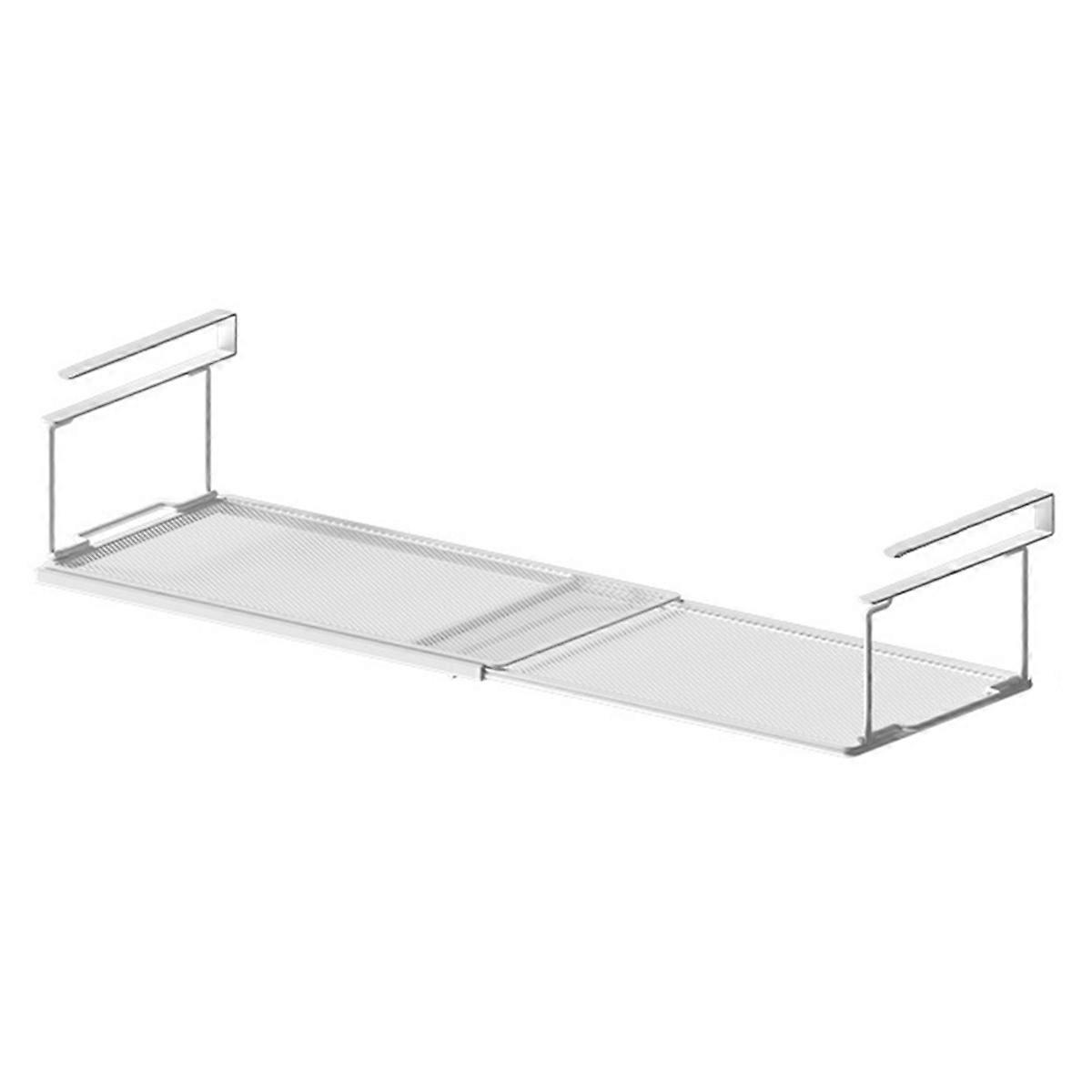 Telescopic Shoe Rack Layered Partition Frame of Shoe Cabinet White