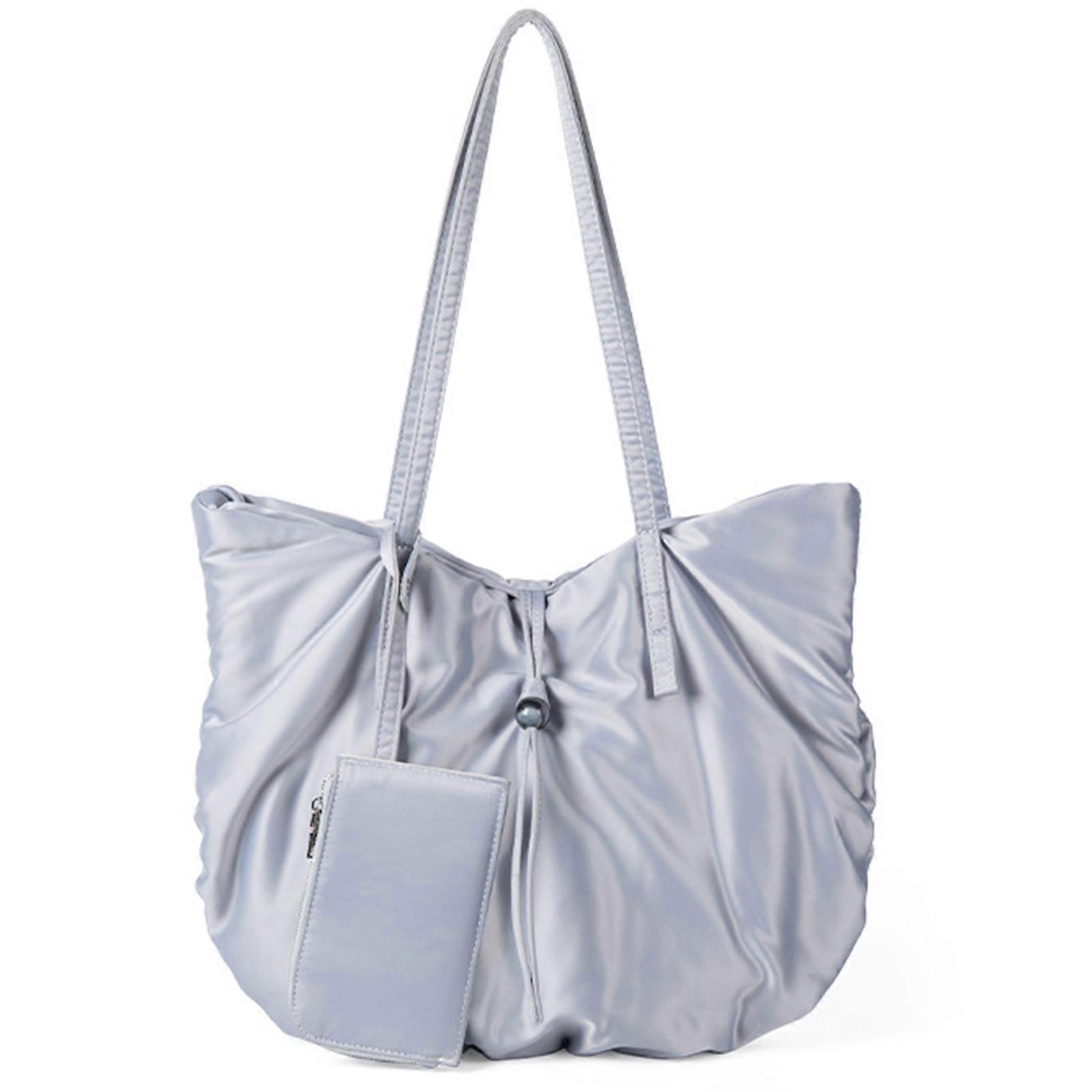 Stylish Nylon Shoulder Bag with Ample Storage Space Underarm Bags Great for Everyday Carry and Various Occasion Gray