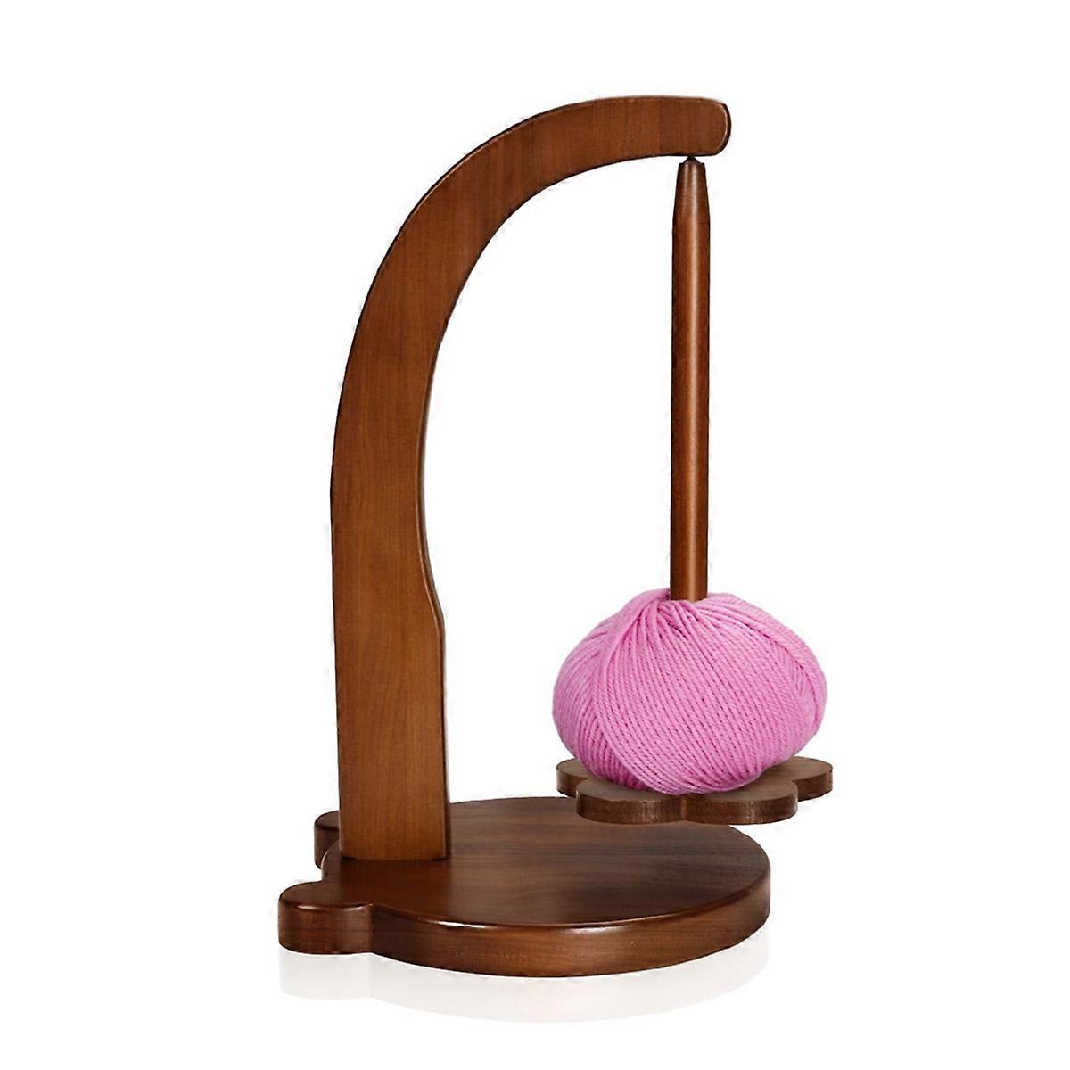 HanaWood Yarn Holder for Knitting and Crocheting, for Knitting Lovers