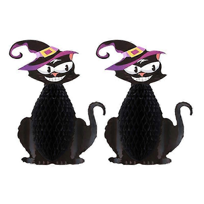 2pcs Hanging Cat For Halloween Decorations