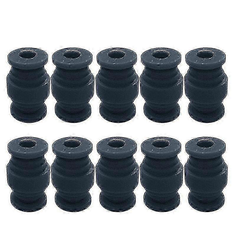 10 Pack Black Rubber Shock Absorption Balls for Camera Gimbal Flight Controllers with Soft Mount and Flight Control