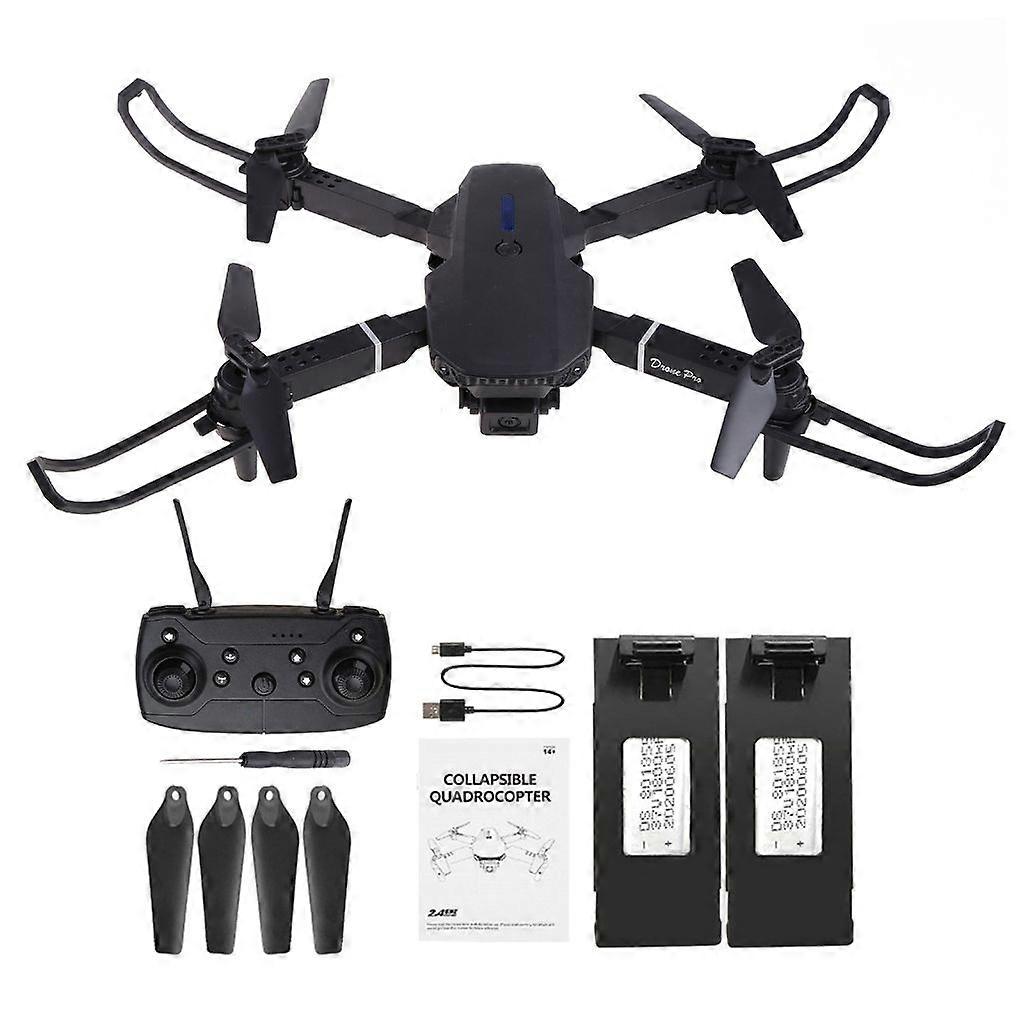 リモートコントロールドローンクワッドコプターWiFi折りたたみ式ドローン、4Kカムアンチシェイク付き