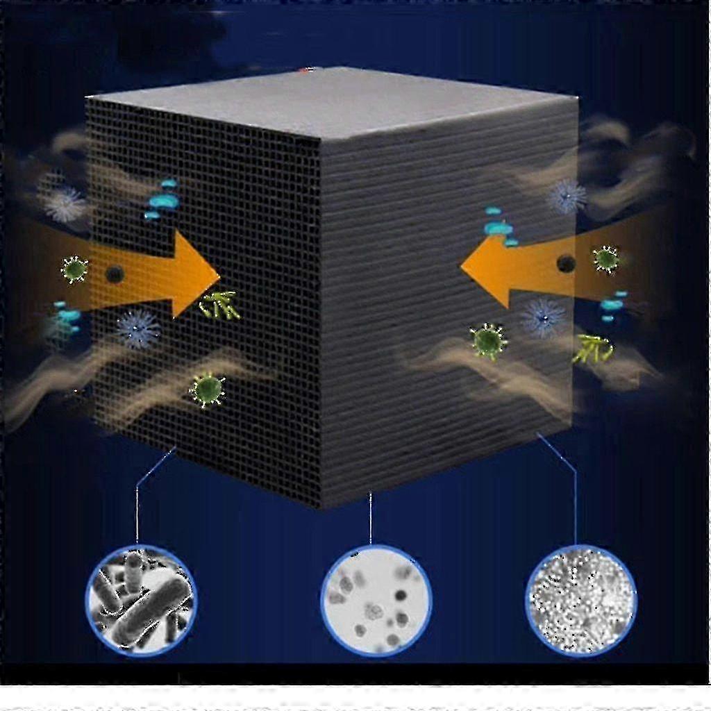 Cube Water Purifier for Eco-aquarium with 10x10cm Dimensions and Ultra-Premium Activated Carbon Filter
