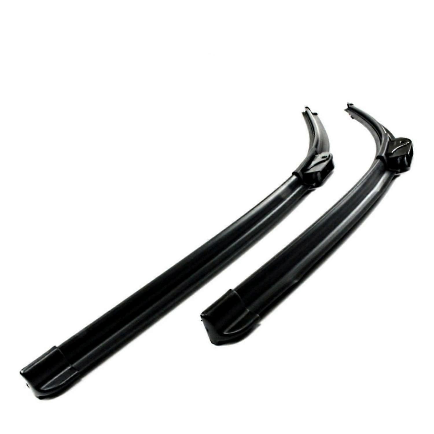 Windscreen Wiper Set 600mm 400mm Flat Bar Blades Compatible with Front Windshields - Set of 2 Pairs