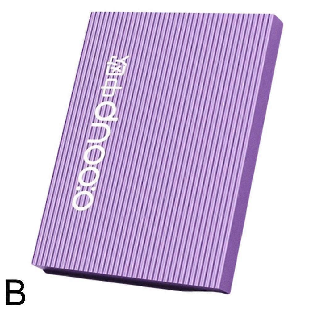 Purple 40*25*2cm(B)$Balance mat dumbbell training mat plank support yoga exercise NBR kneeling mat 40*25*2cm