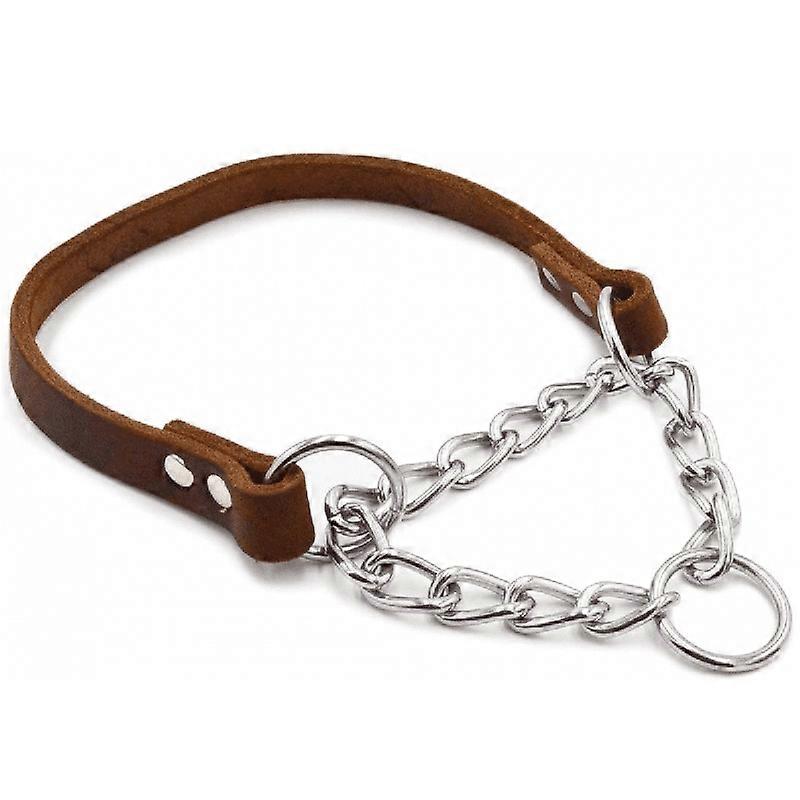 Demi P Forme Pet Chien Collier Collier Chaîne Chien En Cuir