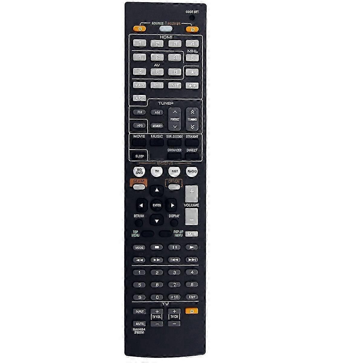 suitable for RAV494 ZF30350 Replacement Remote Control for Yamaha AV Receiver-CHENG DU SI XI