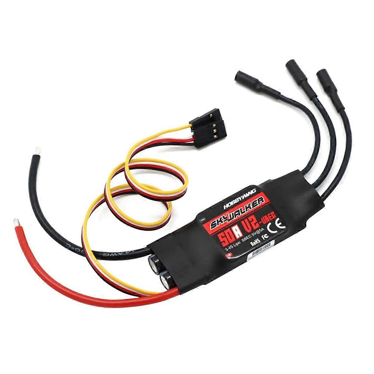 HOBBYWING SkyWalker 50A V2 ESC Controller for RC Helicopters