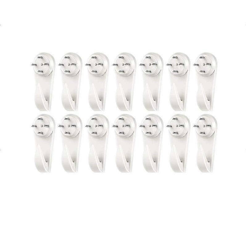 10pcs Concrete Wall Hangers Plastic No Trace Hanger Traceless Hardwall Hangers Non-mark Hooks