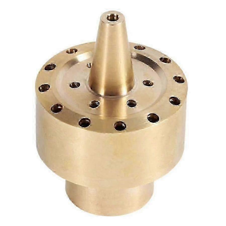 1/4" Internal Thread Brass Column Fountain Nozzle for Garden Pond Pool Hotel Decor