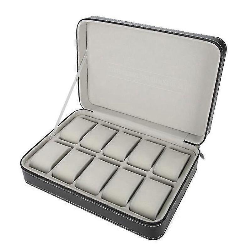 Watch storage case watch collection case large space watch box zipper watch gift box