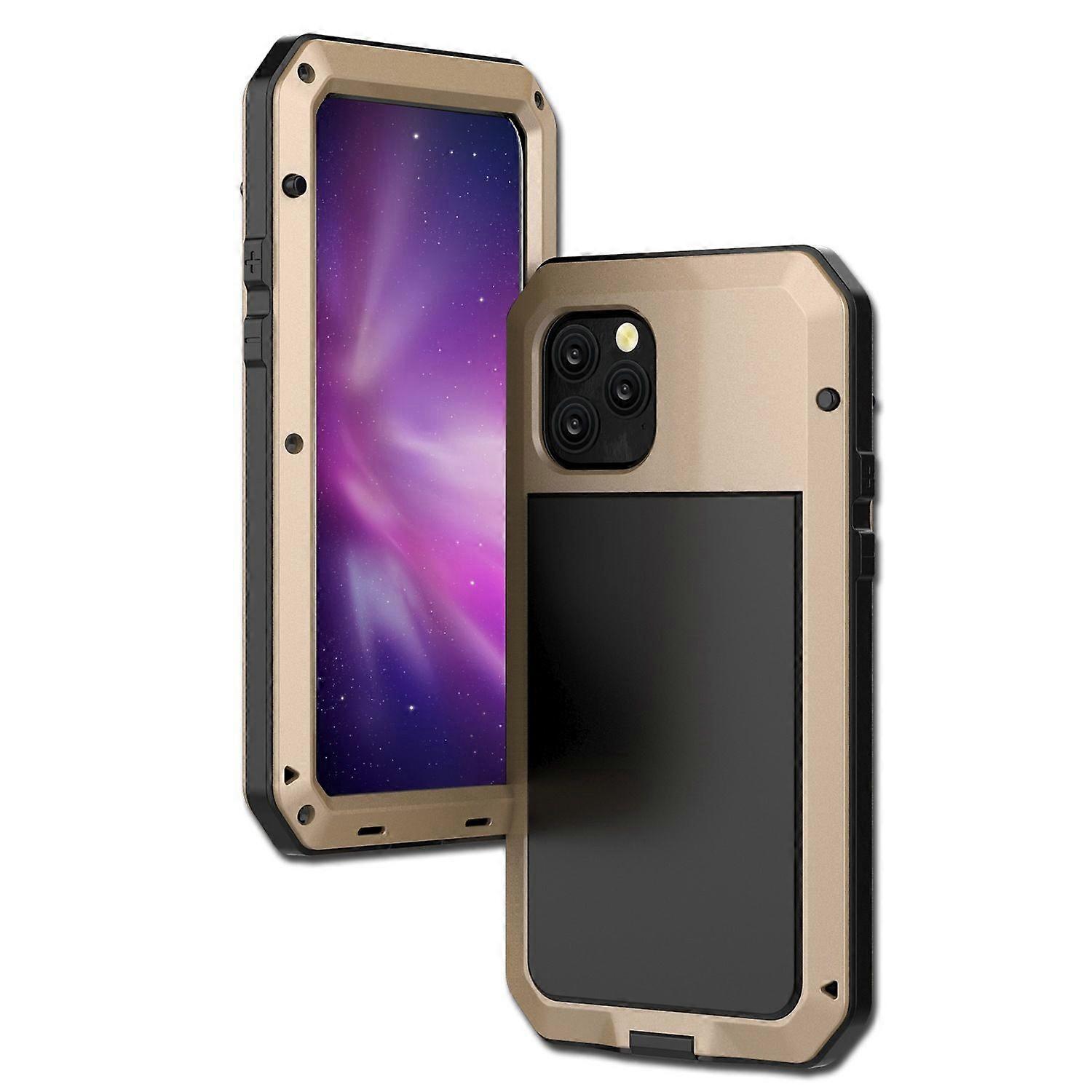 For Apple iPhone 13 Pro Max, Drop Proof Protective Case, Commuter Series, Gold