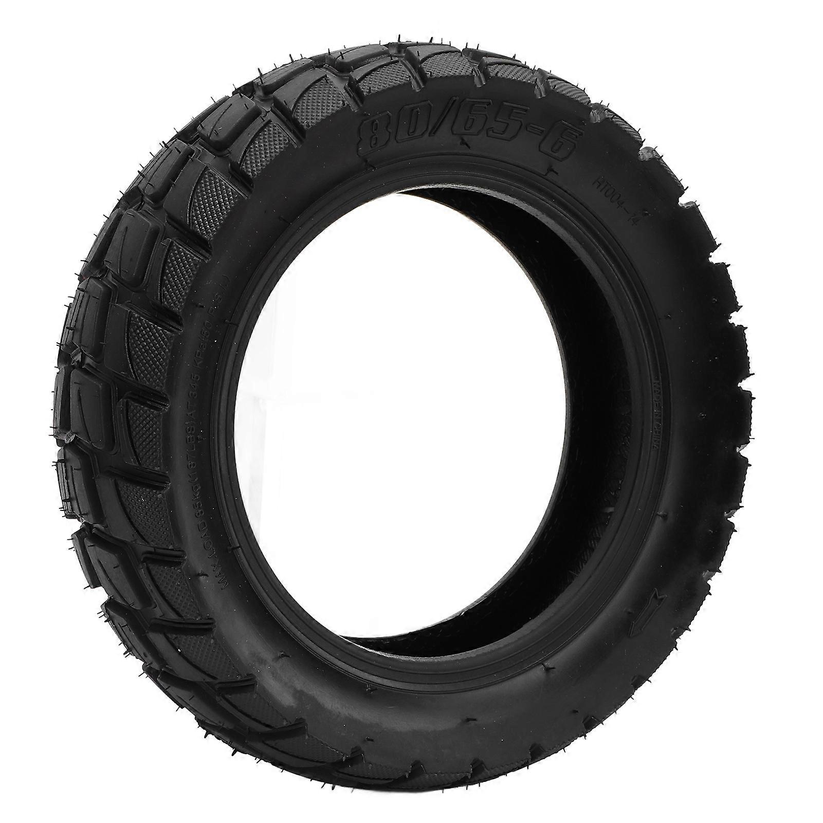 Electric Scooter Outer Tire 80/65-6 Thick Rubber Non-slip Shock Absorbing Off-road Scooter Replacement Vacuum Outer Tire