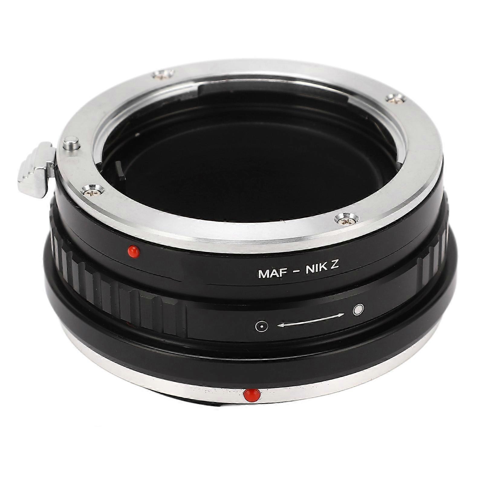 Lens Mount Adapter High Accuracy Lens Converter Ring for Minolta MAF for Alpha Lens to for Nikon Z Bayonet Camera
