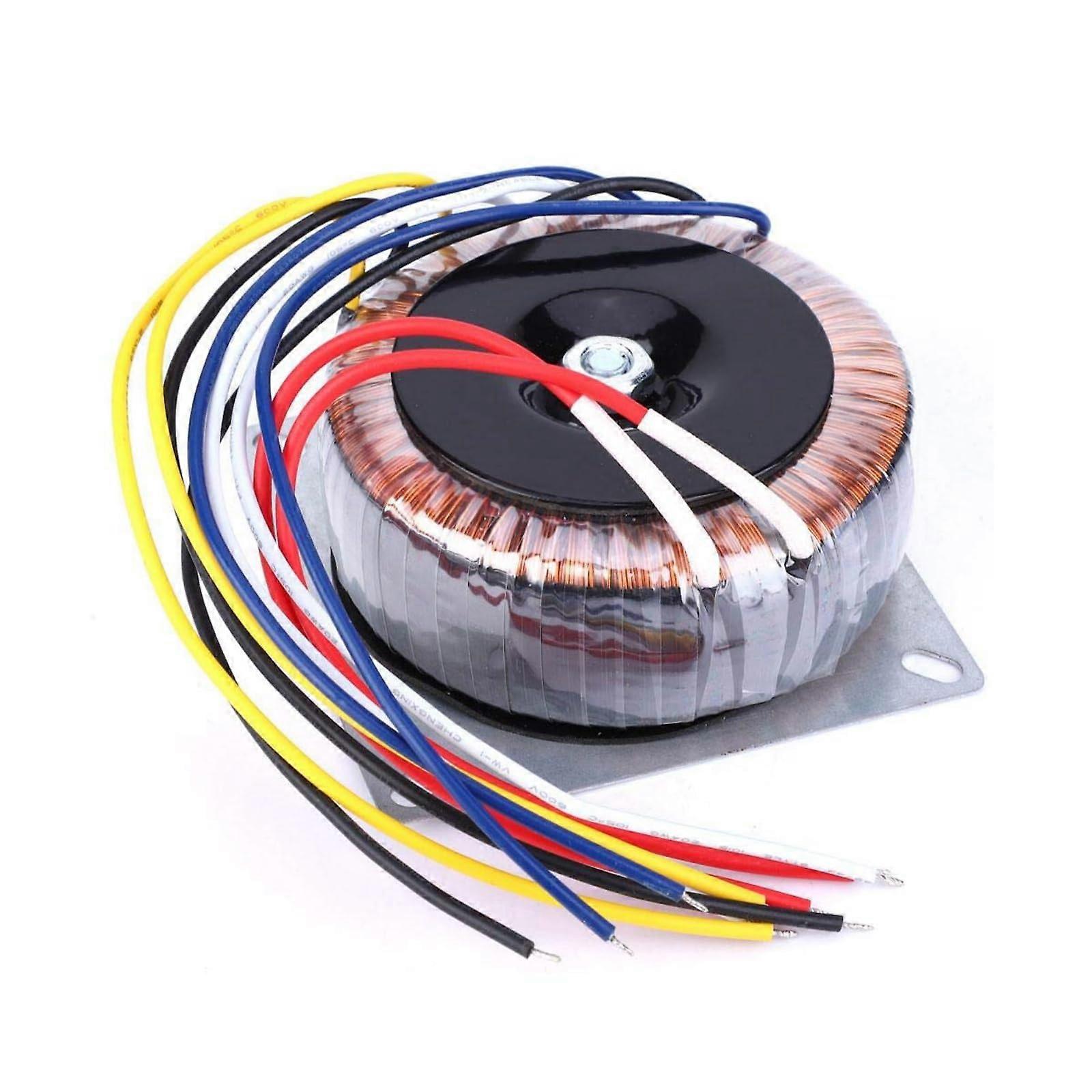 200W Toroidal Power Transformer, AC 110V to Dual AC 28V Dual 12V Single 12V Output