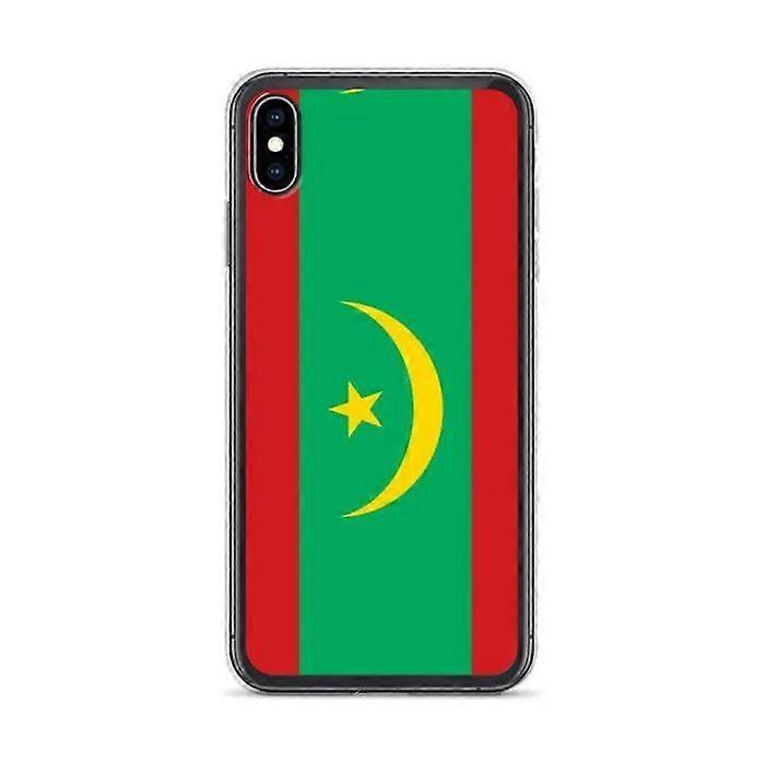 iPhone Case - Mauritania Flag - iPhone XS Max - Transparent Plastic - Flexible - Multicolored